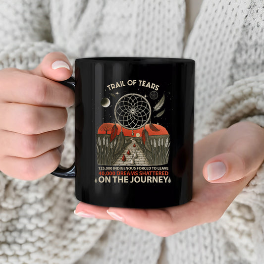 Trail Of Tears - 125000 Indigenous Forced To Leave Ceramic Coffee Mug