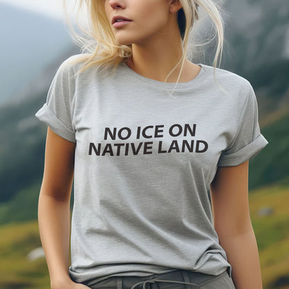No ICE On Native Land Protect Native Sovereignty Unisex T-shirt/T-shirt V-neck/Hoodie/Sweatshirt