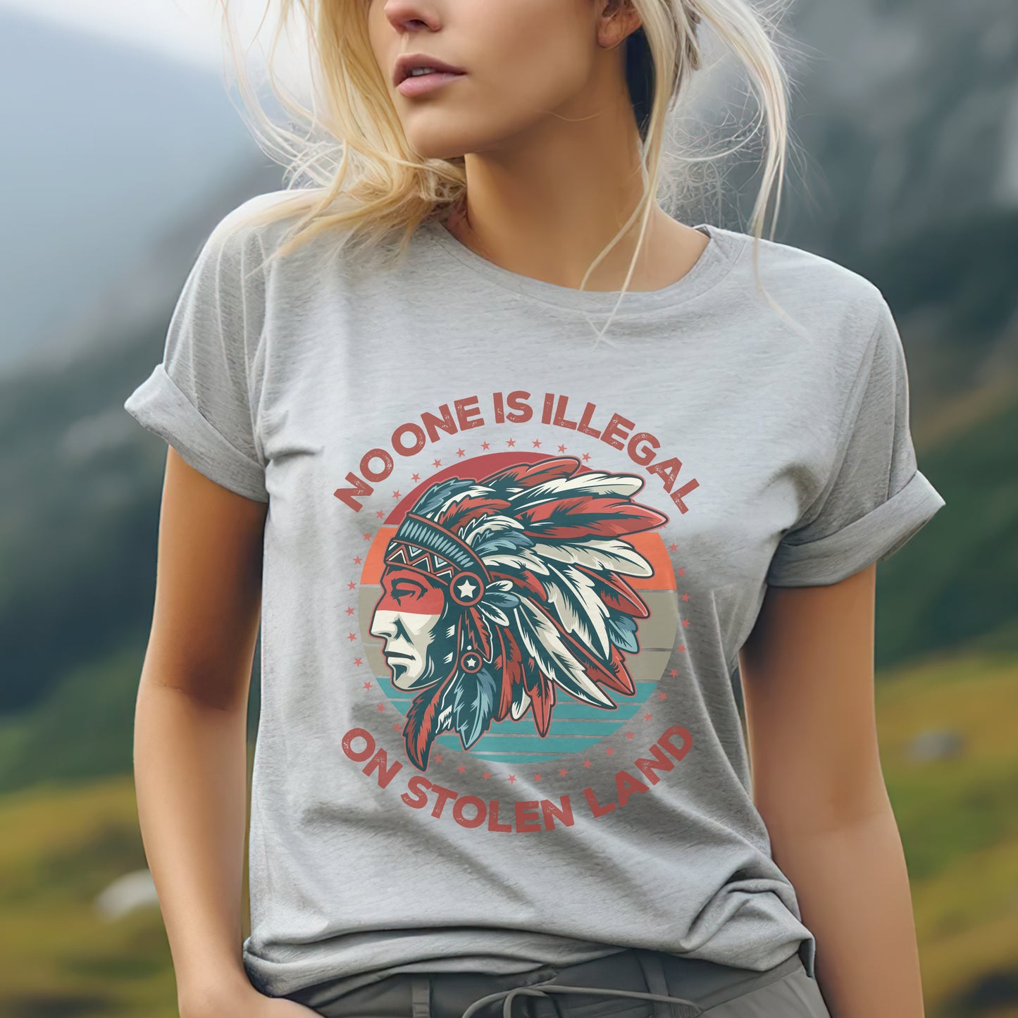 No More Stolen Sisters - MMIW Unisex T-Shirt/Hoodie/V-Neck/Sweatshirt - Raise Awareness for Missing Indigenous Women