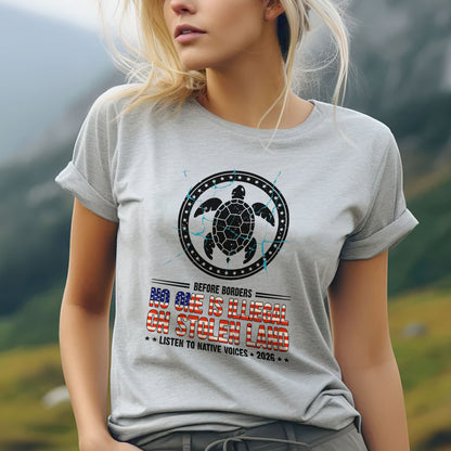 Before Borders No One Is Illegal Unisex T-shirt/T-shirt V-neck/Hoodie/Sweatshirt