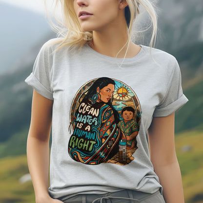 Clean Water is a Human Right - Unisex T-shirt/V-neck T-shirt/Hoodie/Sweatshirt