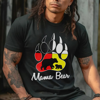 Mama Bear Native Pride Unisex T-shirt/T-shirt V-neck/Hoodie/Sweatshirt