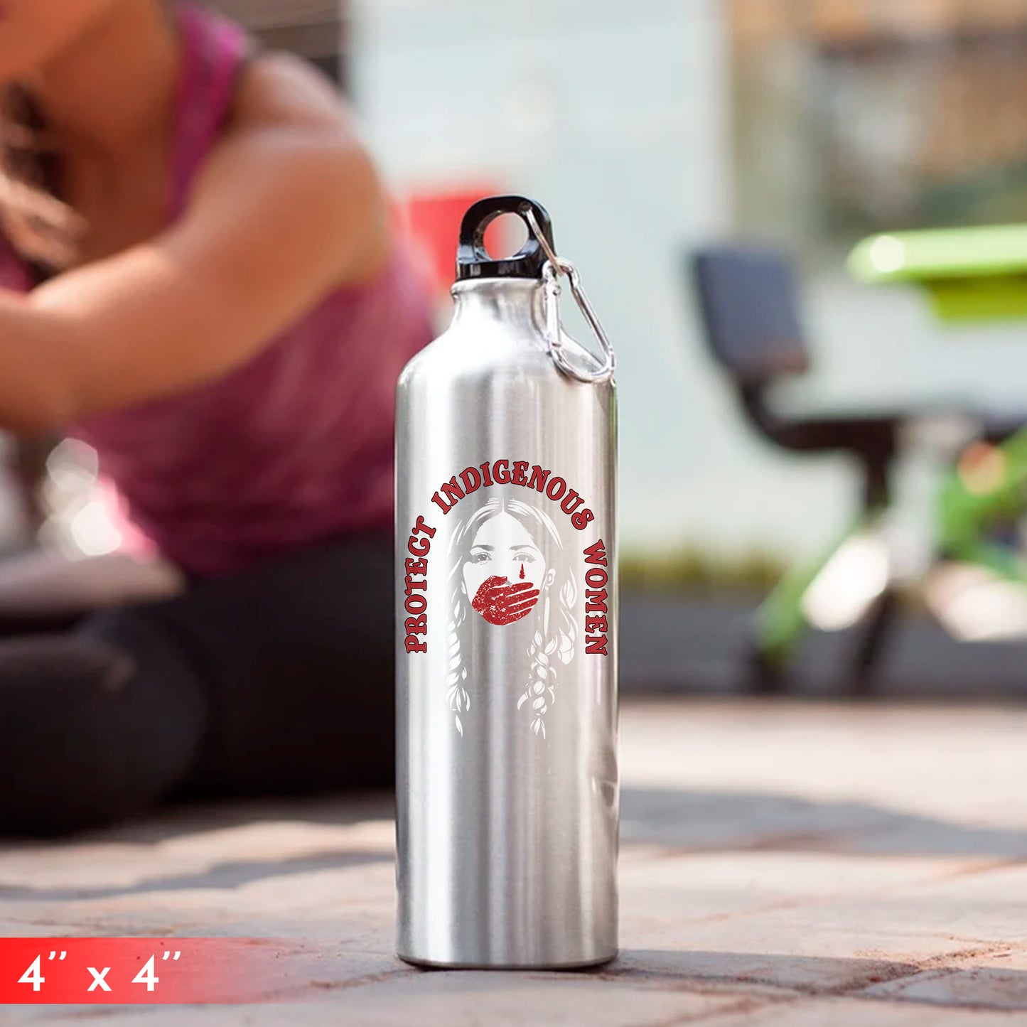 Protect Indigenous Women White Decal - MMIW Awareness