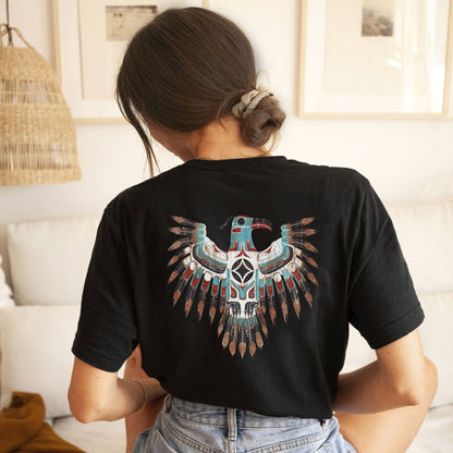 Thunderbird Native American Eagle Unisex - Two sides - T-Shirt/T-Shirt V-Neck/Hoodie/Sweatshirt