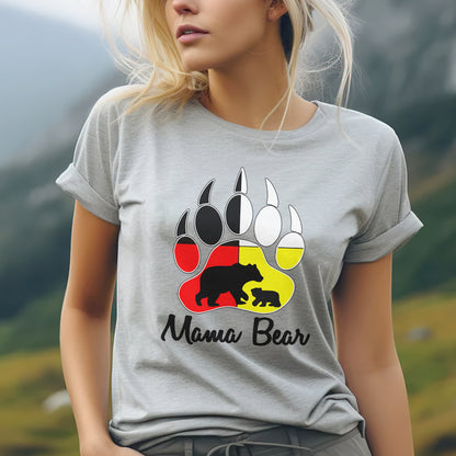 Mama Bear Native Pride Unisex T-shirt/T-shirt V-neck/Hoodie/Sweatshirt