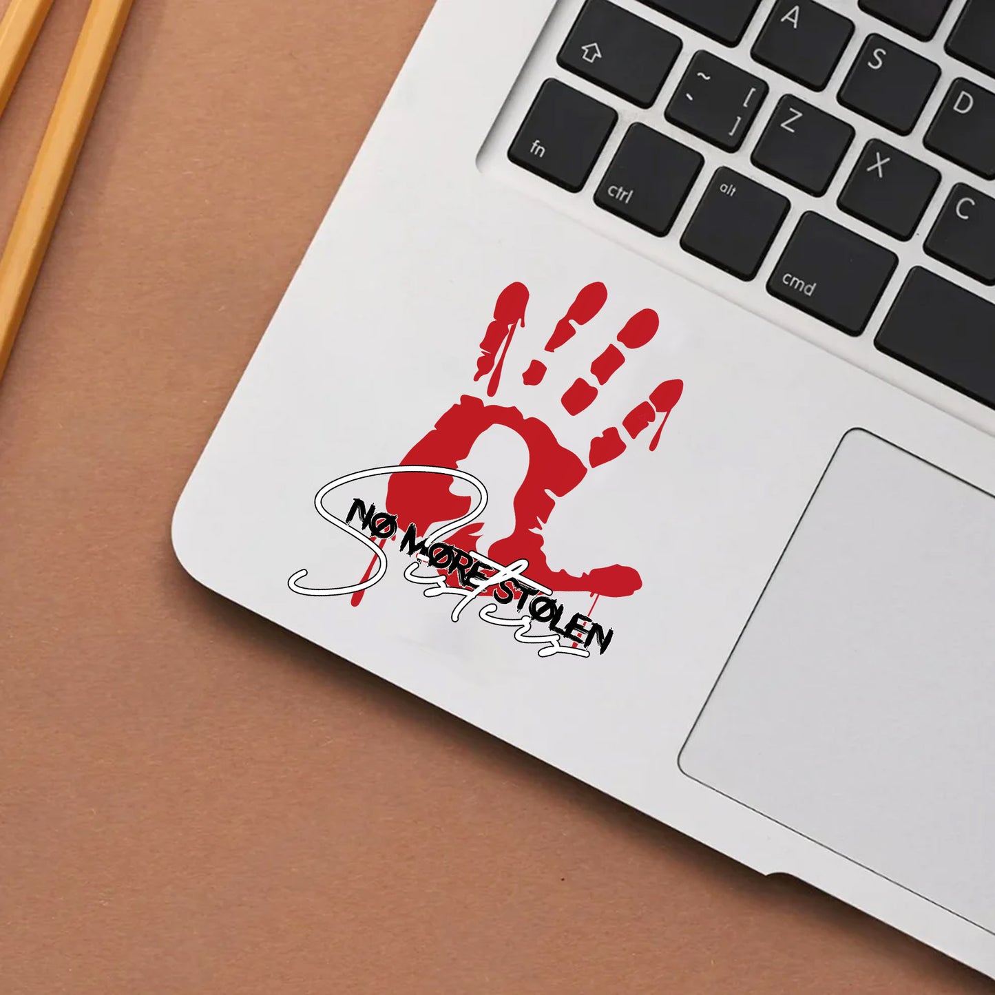 No More Stolen Sisters Red Hand Decal - MMIW Awareness