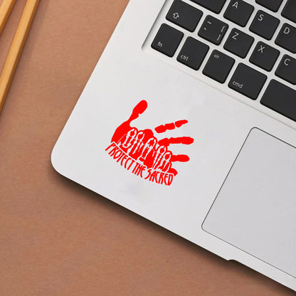 "Protect The Sacred" Decal - Red Hand Indigenous Women