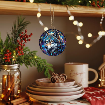 Galaxy Wolf - Crystal Spirit Animal Starry - Unique Christmas Gift Decor Flat Acrylic