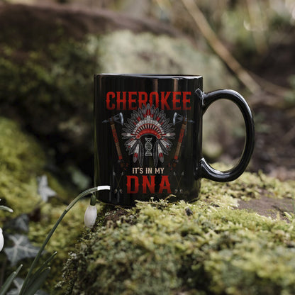 Cherokee It's In My DNA Red Color Ceramic Coffee Mug 10A