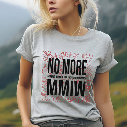 No More MMIW Missing & Murdered Indigenous Women Unisex T-shirt/T-shirt V-Neck/Hoodie/Sweatshirt - Support for Native American Women