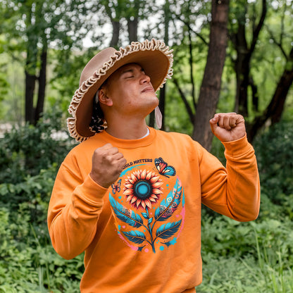 Every Child Matters Orange Shirt Day Sunflower Design Unisex T-shirt/Hoodie/Sweatshirt