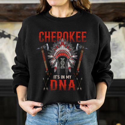 Cherokee It's In My DNA Red Color Unisex T-Shirt/Hoodie/Sweatshirt