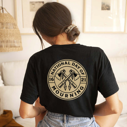 National Day of Mourning - Native American Heritage 1621 - Two sides - T-Shirt/T-Shirt V-Neck/Hoodie/Sweatshirt