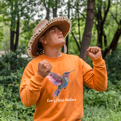 Every Child Matters Hummingbird Orange Awareness Unisex T-Shirt/Hoodie/Sweatshirt
