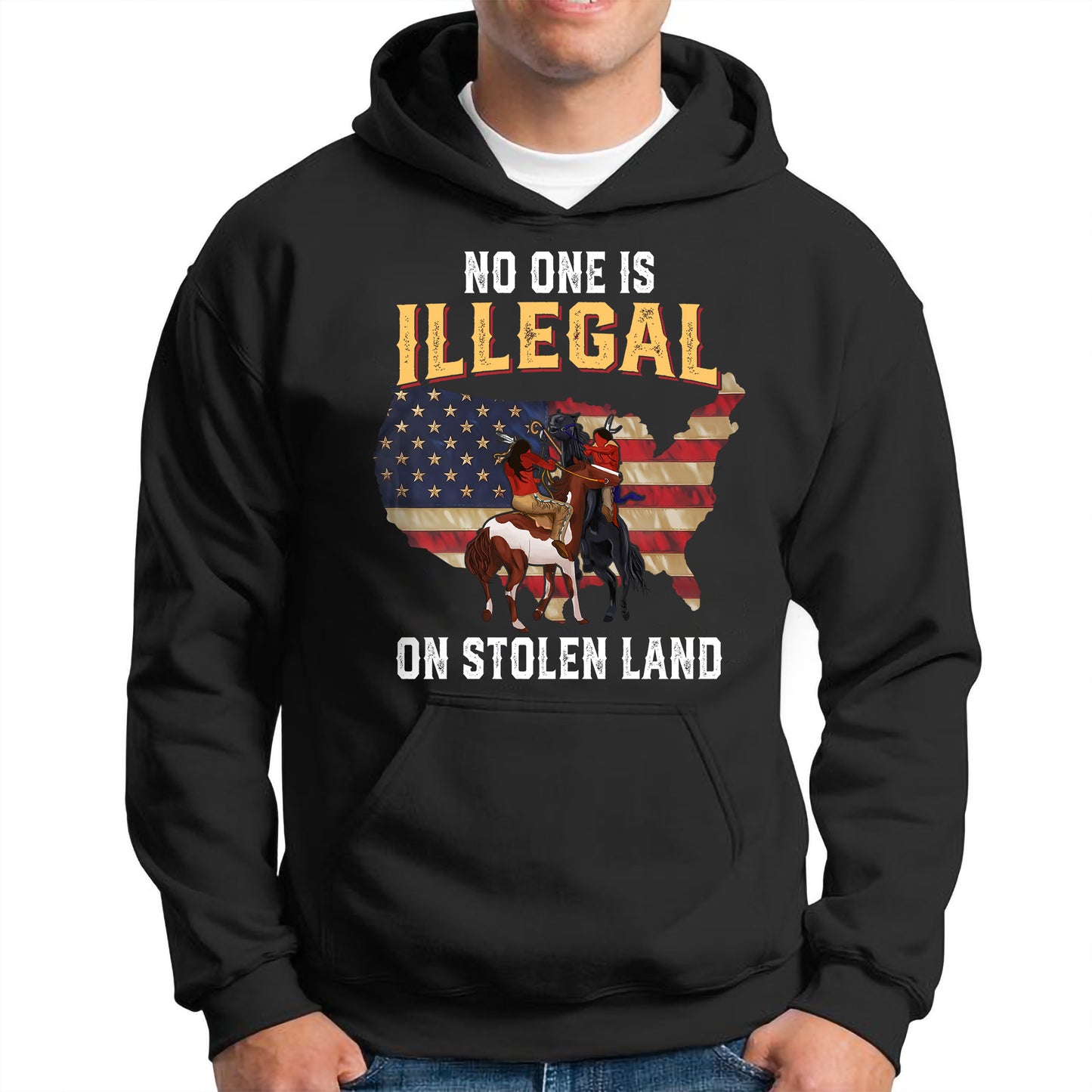 No One Is Illegal On Stolen Land Unisex T-Shirt/Hoodie/Sweatshirt