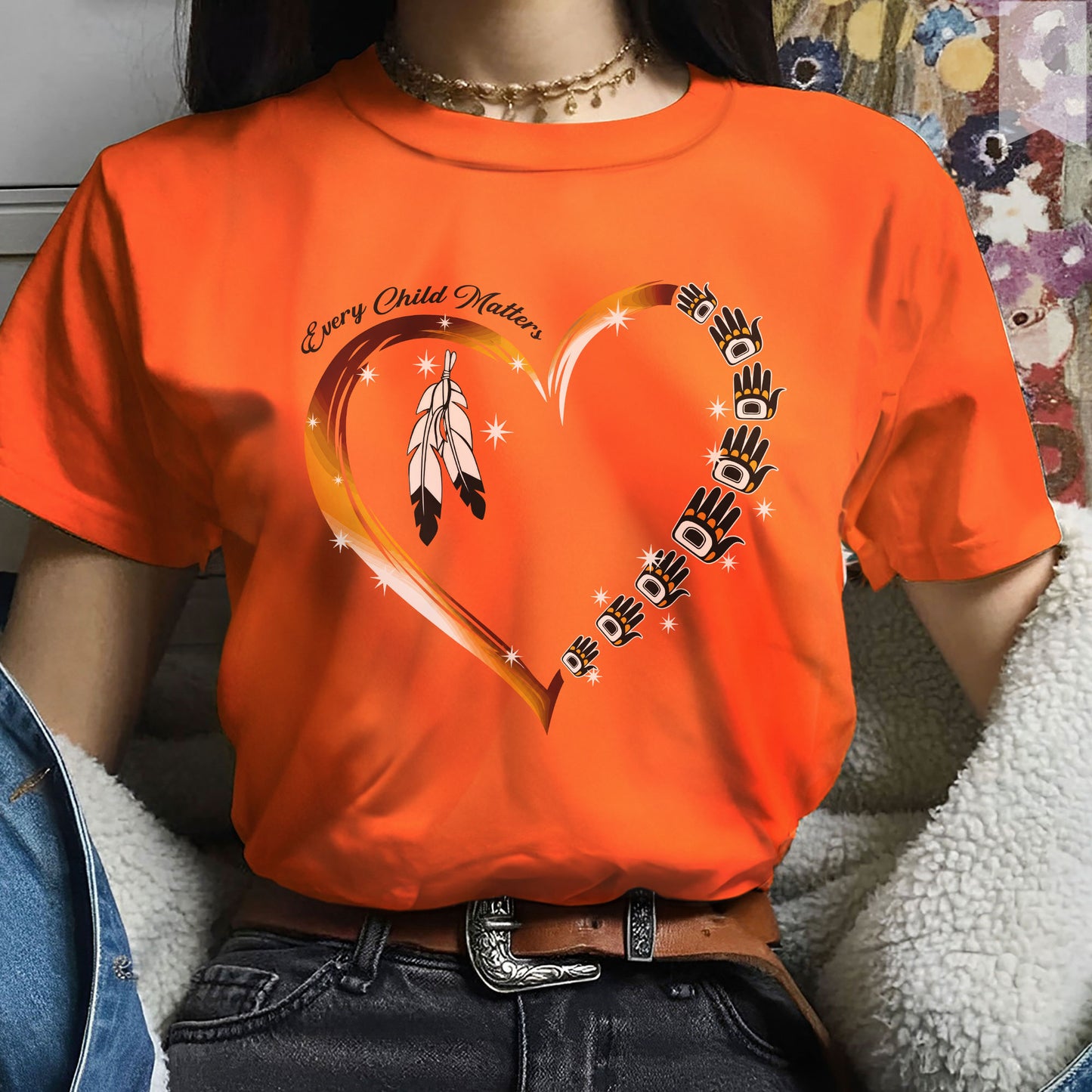Every Child Matters Heart of Hope Unisex T-shirt/Hoodie/Sweatshirt