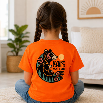 Every Child Matters Bear Family- Two sides - Unisex T-shirt/V-neck T-shirt/Hoodie/Sweatshirt