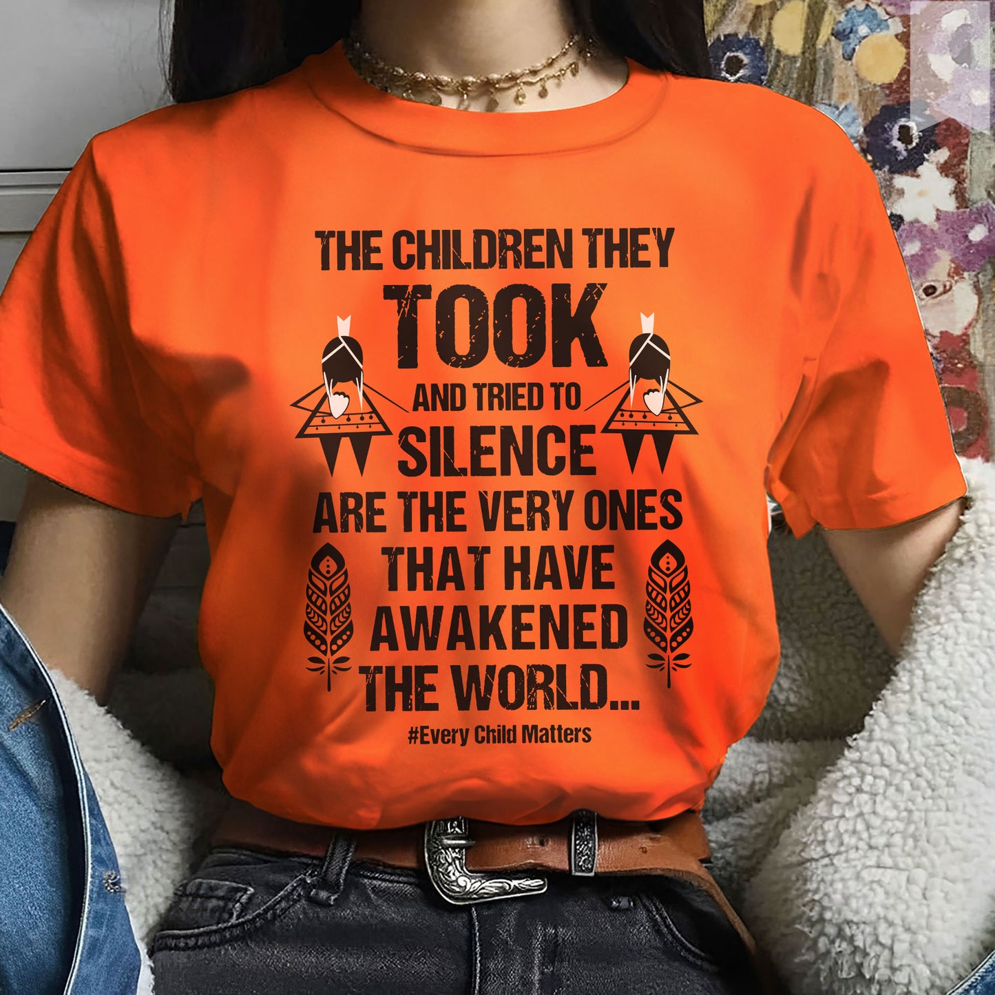 Every Child Matters Awakened the World Unisex T-shirt/Hoodie/Sweatshirt