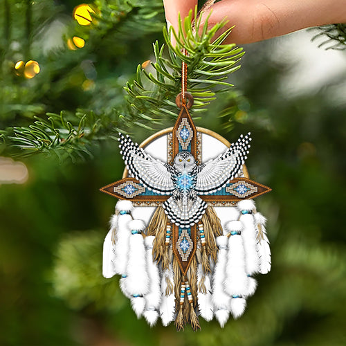 Owl  Native American - Unique Christmas Gift Decor Flat Acrylic