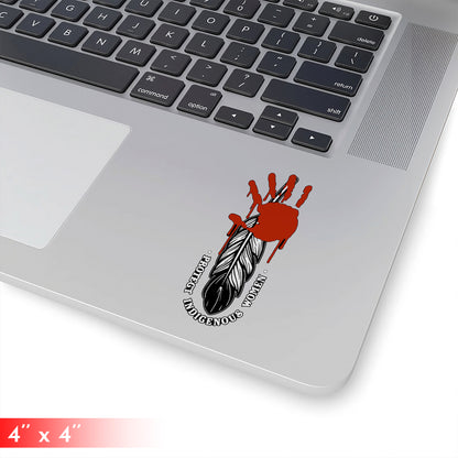 Protect Indigenous Women - Red Hand Decal
