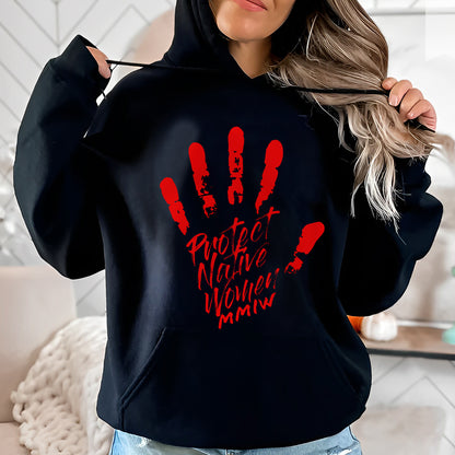 MMIW Protect Native Women Red Hand Unisex T-Shirt/T-Shirt V-Neck/Hoodie/Sweatshirt