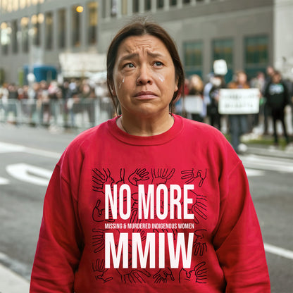 No More MMIW Missing & Murdered Indigenous Women Unisex T-shirt/T-shirt V-Neck/Hoodie/Sweatshirt - Support for Native American Women