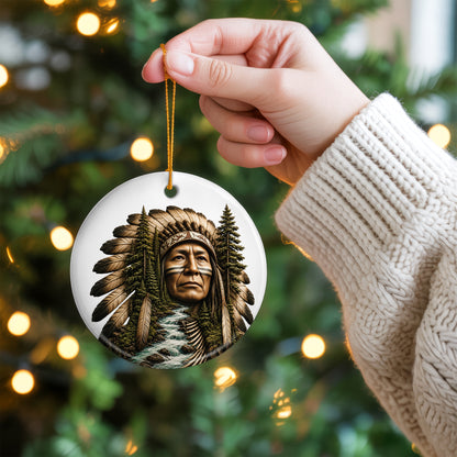 Voice of the Wilderness Native Christmas Ornament – Inspired Heritage Holiday Keepsake