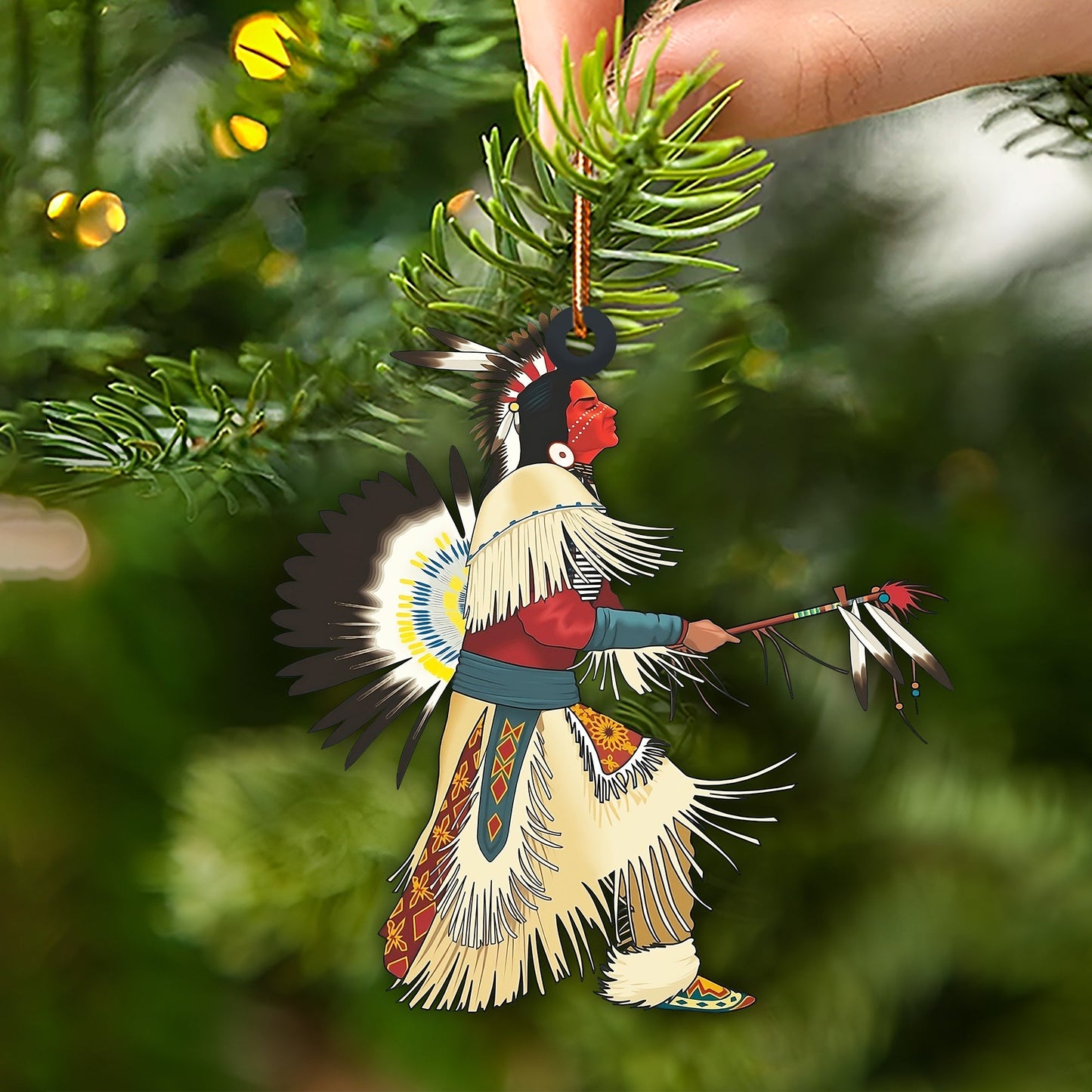 Native Chief American - Unique Christmas Gift Decor Flat Acrylic