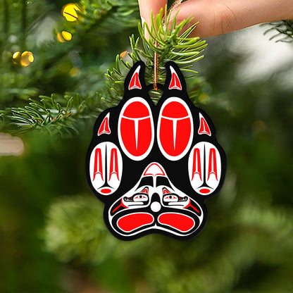 Wolf's Paw Native American - Unique Christmas Gift Decor Flat Acrylic