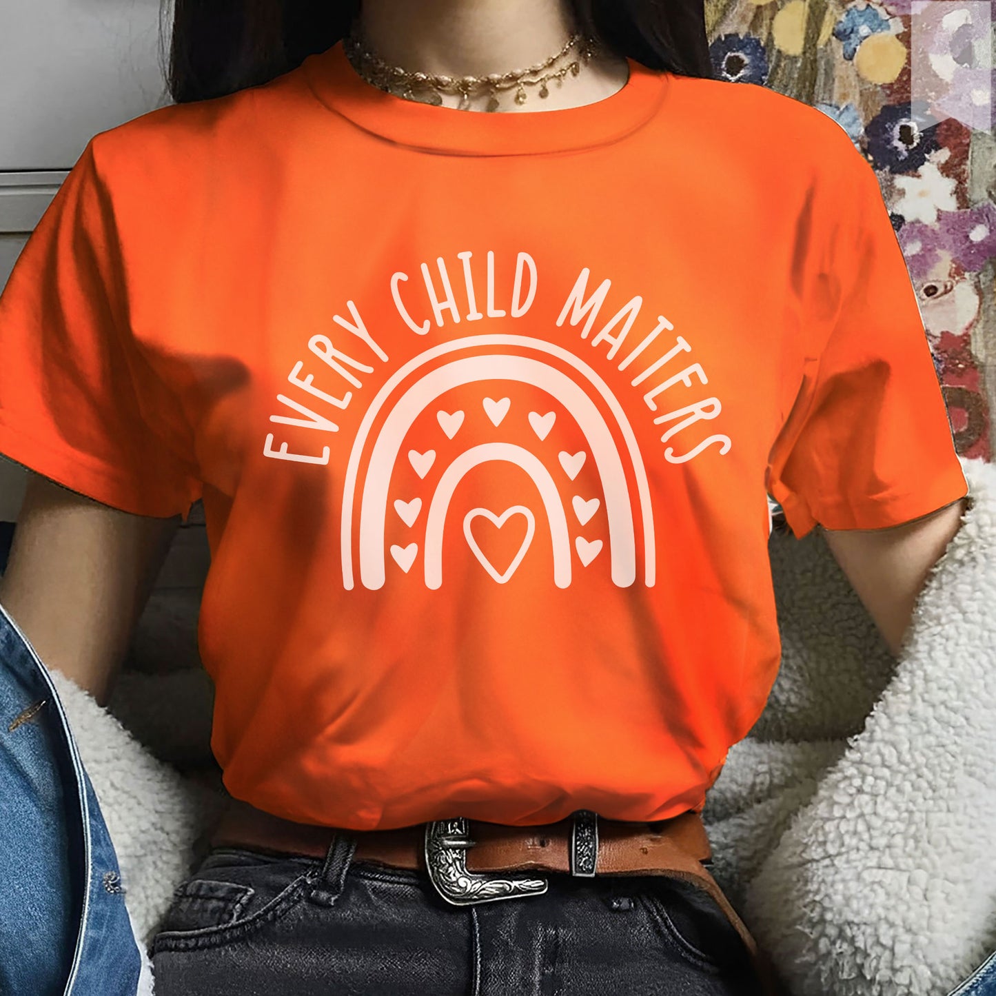 Every Child Matters Rainbow of Hope Unisex T-shirt/Hoodie/Sweatshirt