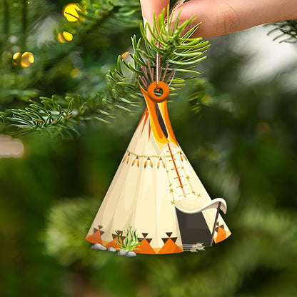 Tipi Native American - Unique Christmas Gift Decor Flat Acrylic