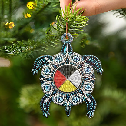 Turtle Four Direction Native Pride American - Unique Christmas Gift Decor Flat Acrylic