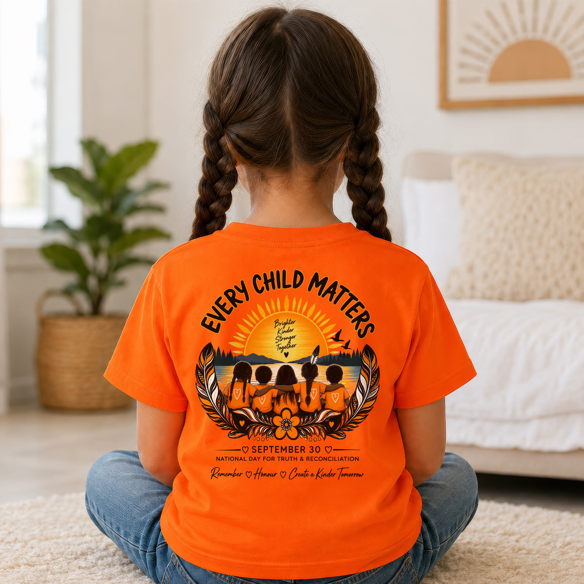 Every Child Matters Orange Shirt Day September 30 - Two sides - Unisex T-shirt/V-neck T-shirt/Hoodie/Sweatshirt