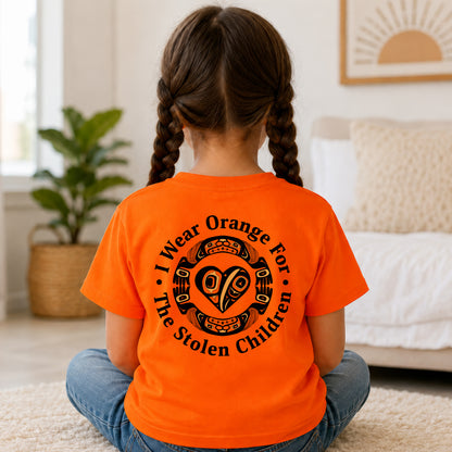 Every Child Matters Indigenous Heart & Symbol Design - Two sides - Unisex T-shirt/V-neck T-shirt/Hoodie/Sweatshirt