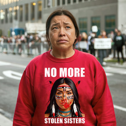 No More Stolen Sisters Red Hand - MMIW Unisex T-shirt/Hoodie/V-Neck/Sweatshirt