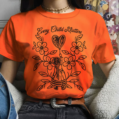 Every Child Matters Indigenous Floral Shirt, Native American Awareness Unisex T-shirt/Hoodie/Sweatshirt