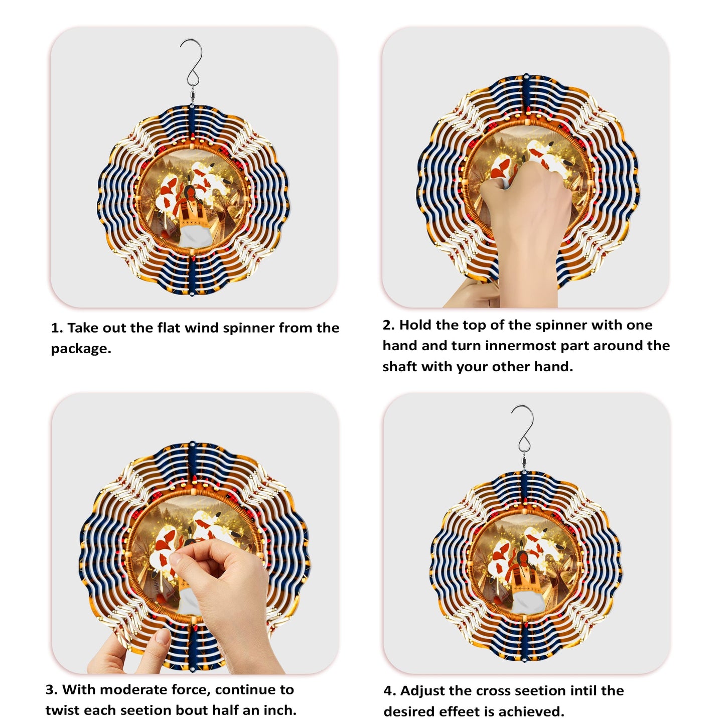 MMIW Indigenous Women Native American Style Wind Spinner