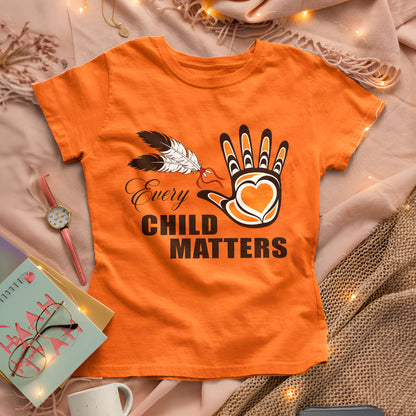 Every Child Matters Heart Handprint Unisex T-shirt/Hoodie/Sweatshirt