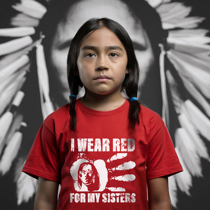 I Wear Red For My Sisters - MMIW Unisex T-Shirt/Hoodie/V-Neck/Sweatshirt