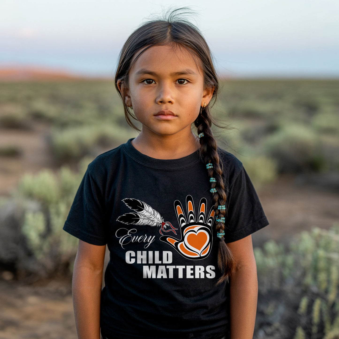 Every Child Matters Heart Handprint Unisex T-shirt/Hoodie/Sweatshirt
