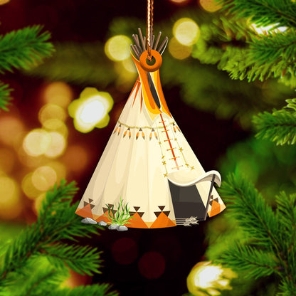 Tipi Native American - Unique Christmas Gift Decor Flat Acrylic