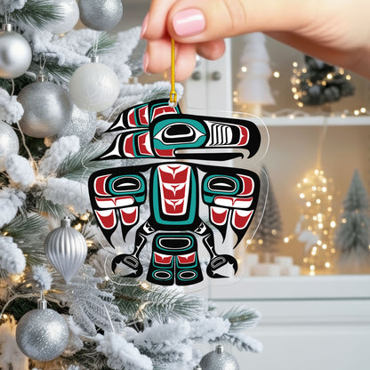 Pacific Northwest Totem - Indigenous Tribal Art Holiday Decor Flat Acrylic