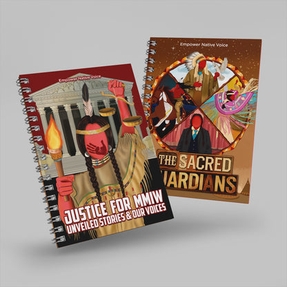 Premium Handmade Takenote: Justice for MMIW - Unveiled Stories & Our Voices + Free Bookmark Gift