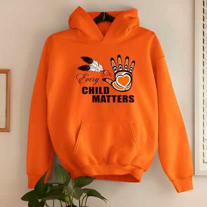 Every Child Matters Heart Handprint Unisex T-shirt/Hoodie/Sweatshirt