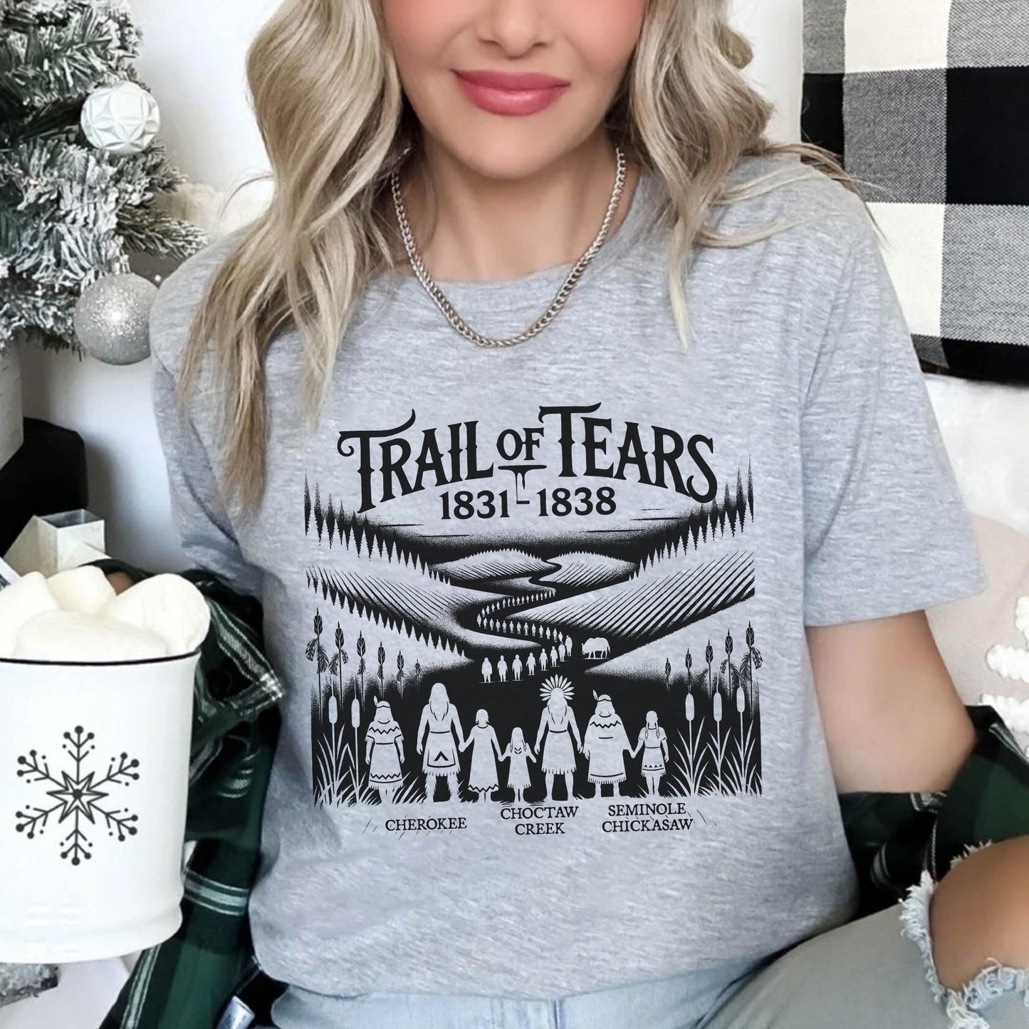 Trail Of Tears - Native Land 1831-1838 Unisex T-Shirt/Hoodie/Sweatshirt