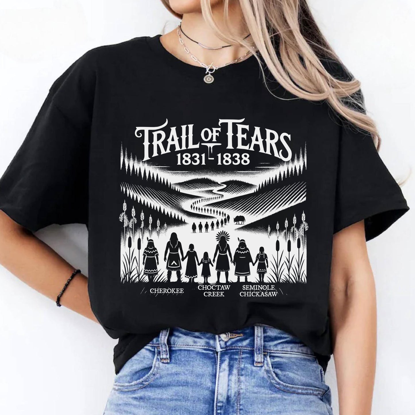 Trail Of Tears - Native Land 1831-1838 Unisex T-Shirt/Hoodie/Sweatshirt