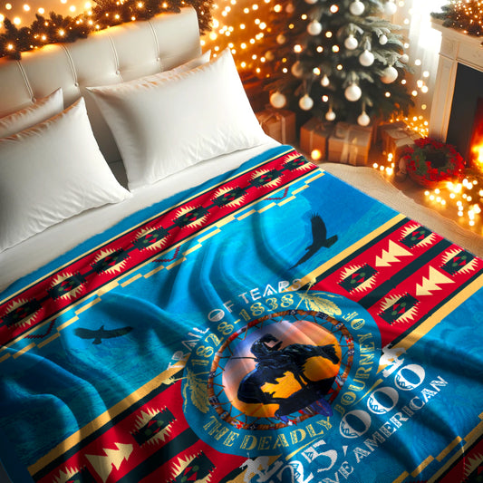 Trail of Tears Commemorative Blanket - 125,000 Native Americans