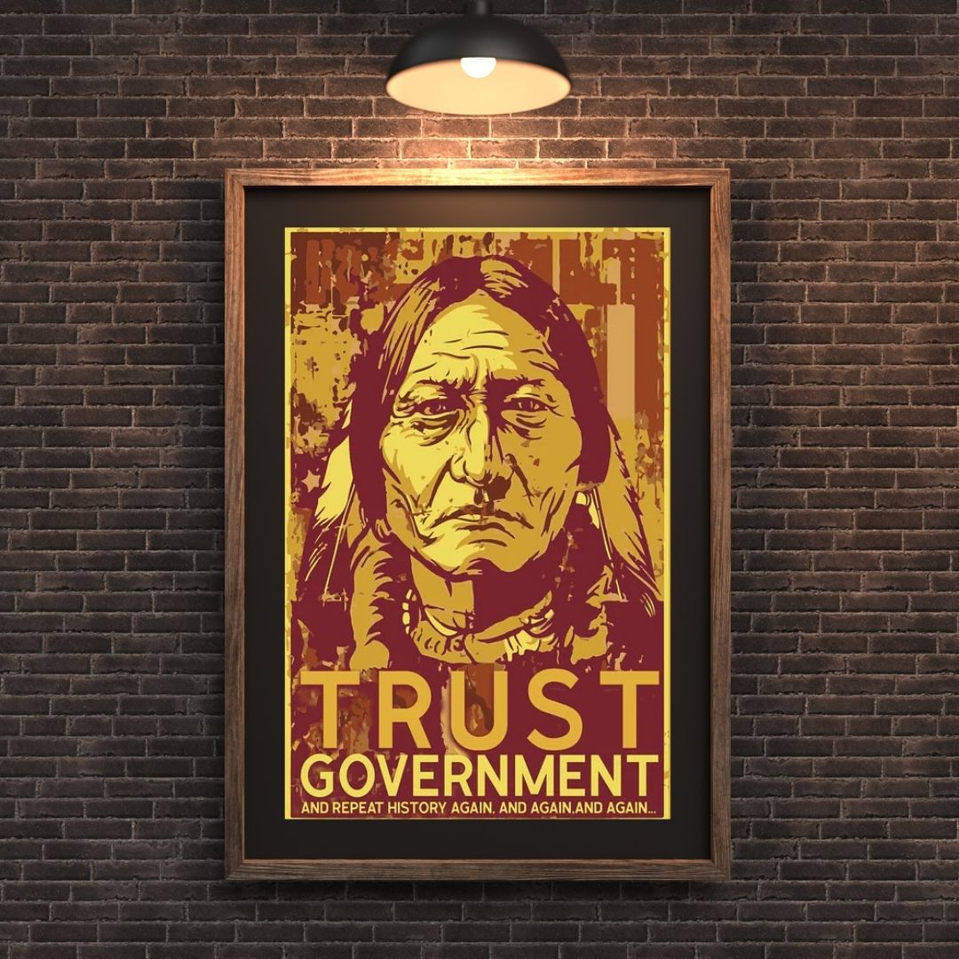 The Native Chief Portrait Poster/Canvas