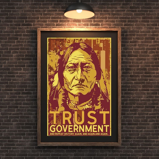 The Native Chief Portrait Poster/Canvas