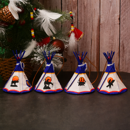 Sunset Hand-Painted Tipi Home Décor